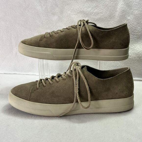 Vince Sneakers Mens 11.5M Brown Suede Leather Casual Shoes Lace Up Lined main image 8